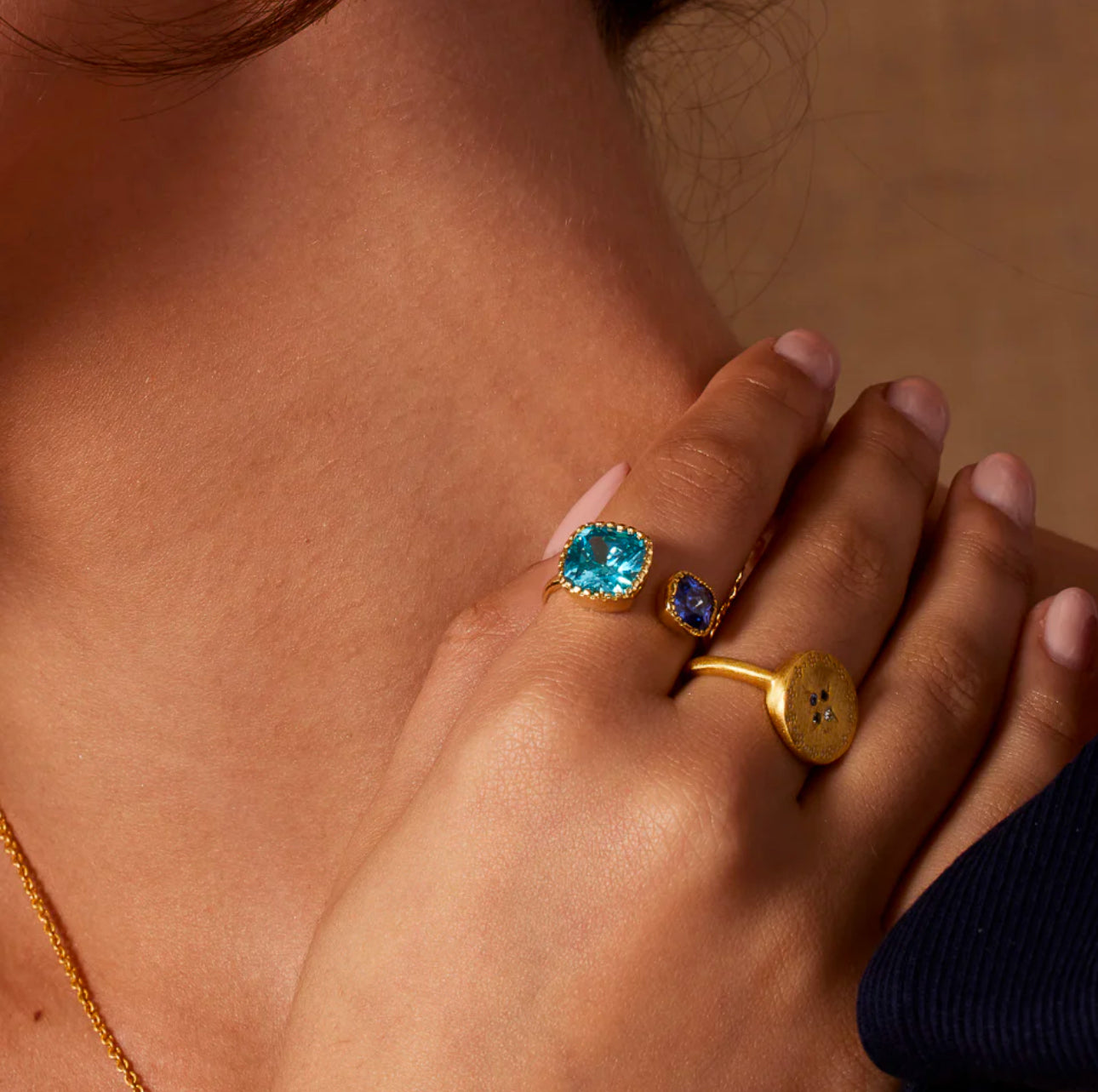 ASHIANA London | Nora Ring Blue