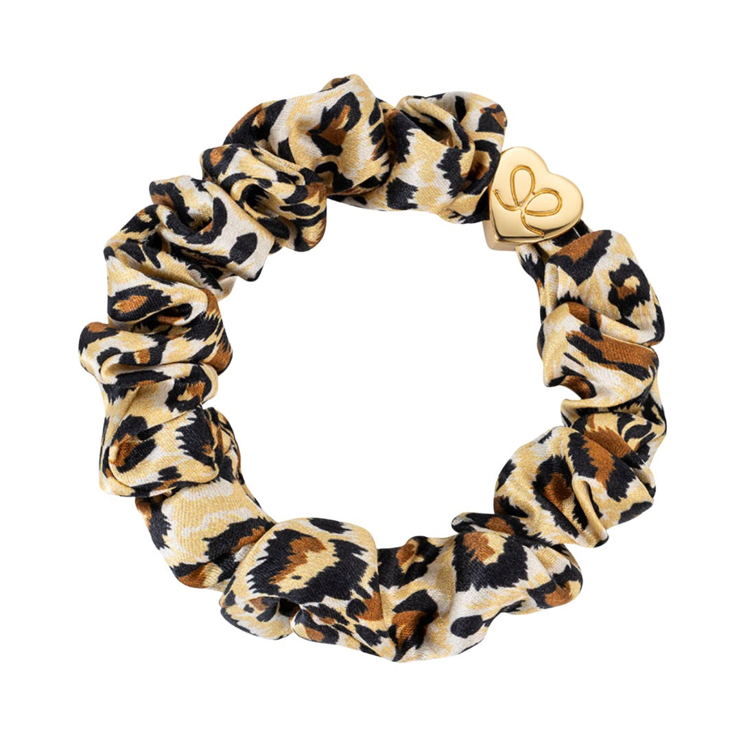 Leopard Silk Scrunchie By Eloise London