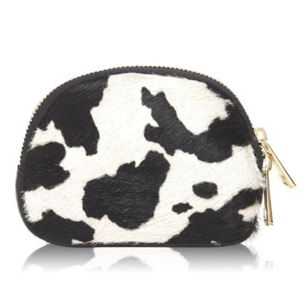 Cow print bag hot sale